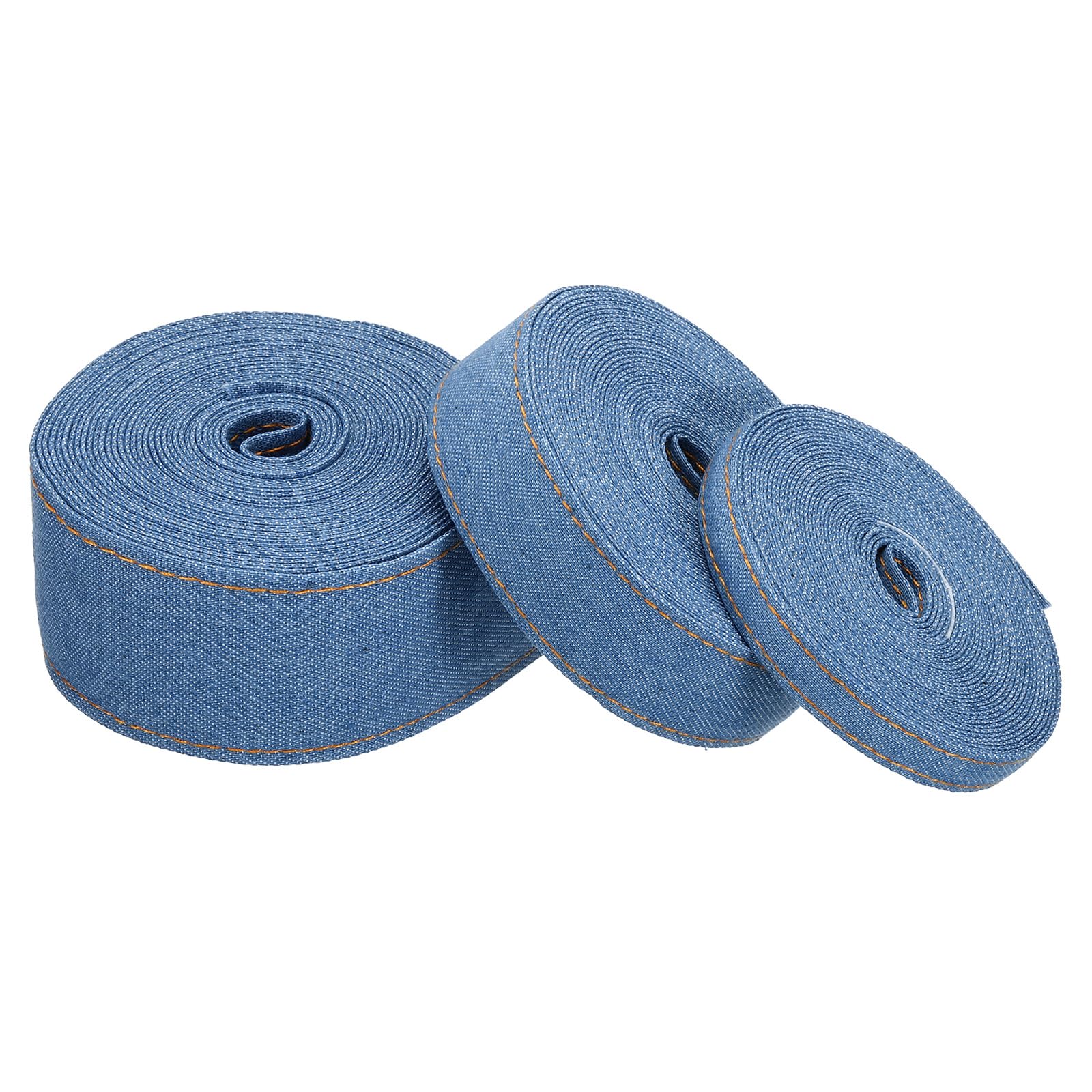 Tissu en jean superposé bleu PATIKIL de qualité pour mercerie