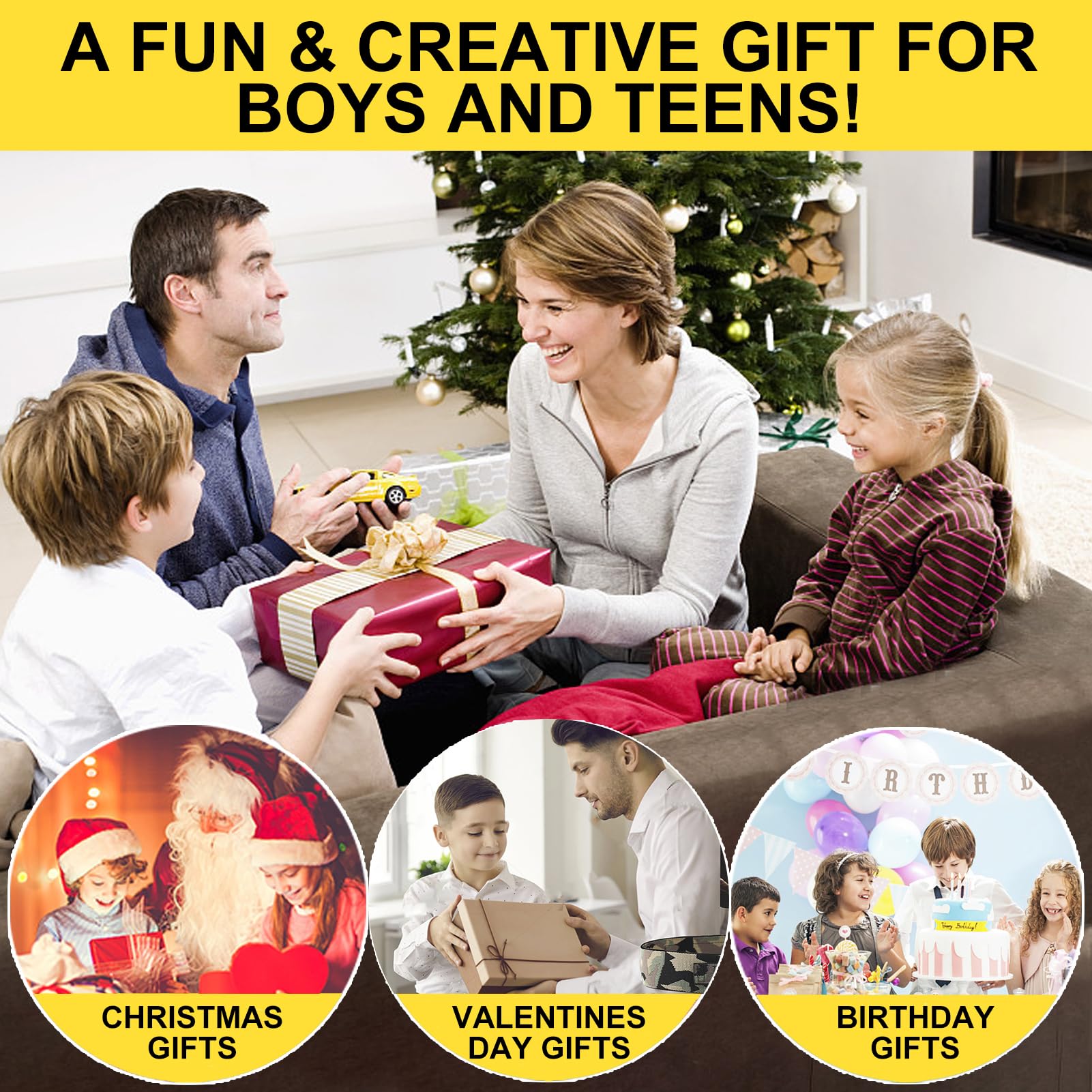 Funny Gift Ideas for Kids & Teen Boys - Unique Graduation & Birthday Gifts for Him, Boxing Game Hand-Eye & Foot Coordination Sport Training, Cool Party Favor & Summer Activity Gift for Children