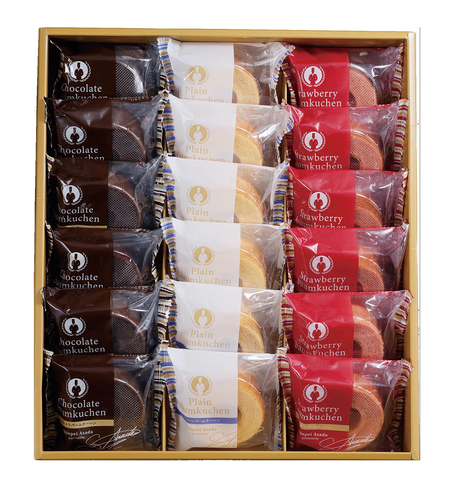 フルーツバームクーヘンセット (18個入り)　✖️3箱 フルーツバウムセット（バウムクーヘン）｜(オーシャン&テール