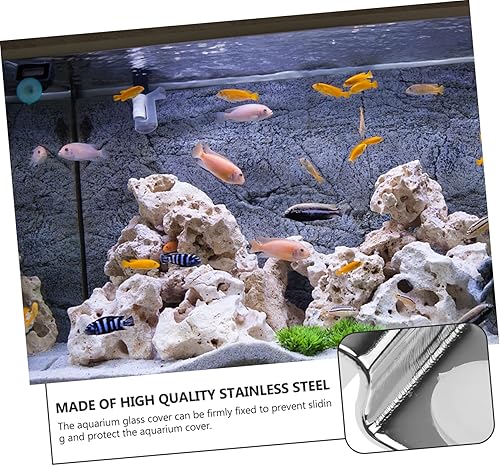 Miniatura 8 de 4 clips de tapa de acuario para acuario, cubierta de vidrio para acuario, abrazaderas de soporte de acrílico transparente, accesorios para peceras