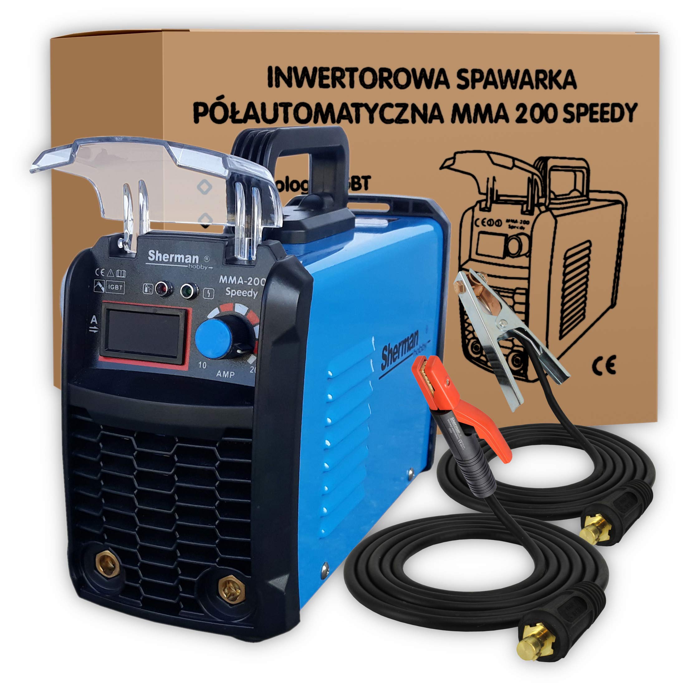 Spawarka Sherman E-Hand MMA Speedy DC IGBT MMA 200 A 230 V
