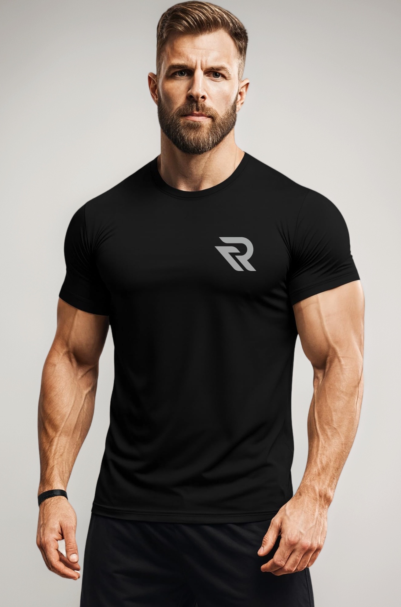 3Colours RGB Polyester T-Shirt - High-Performance, Quick-Dry Sportswear-Run