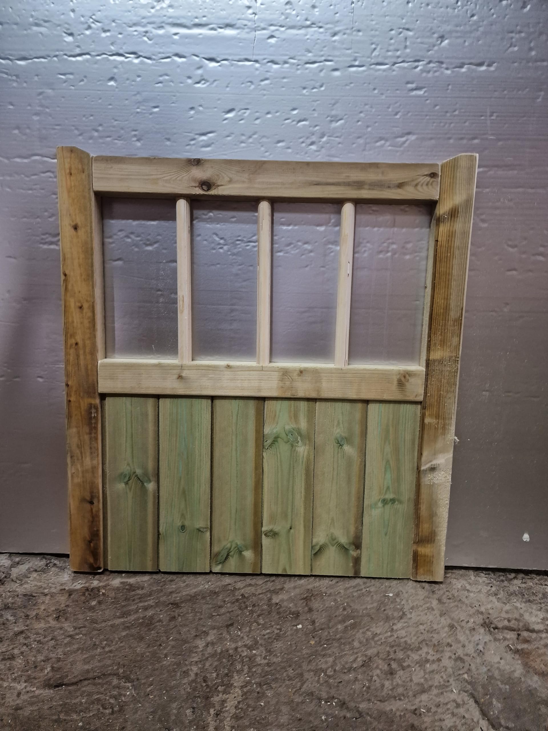 md carpentry Wooden Garden Gate Pedestrian Gate, Pressure Treated, 3ft 90cm, Green, Wood