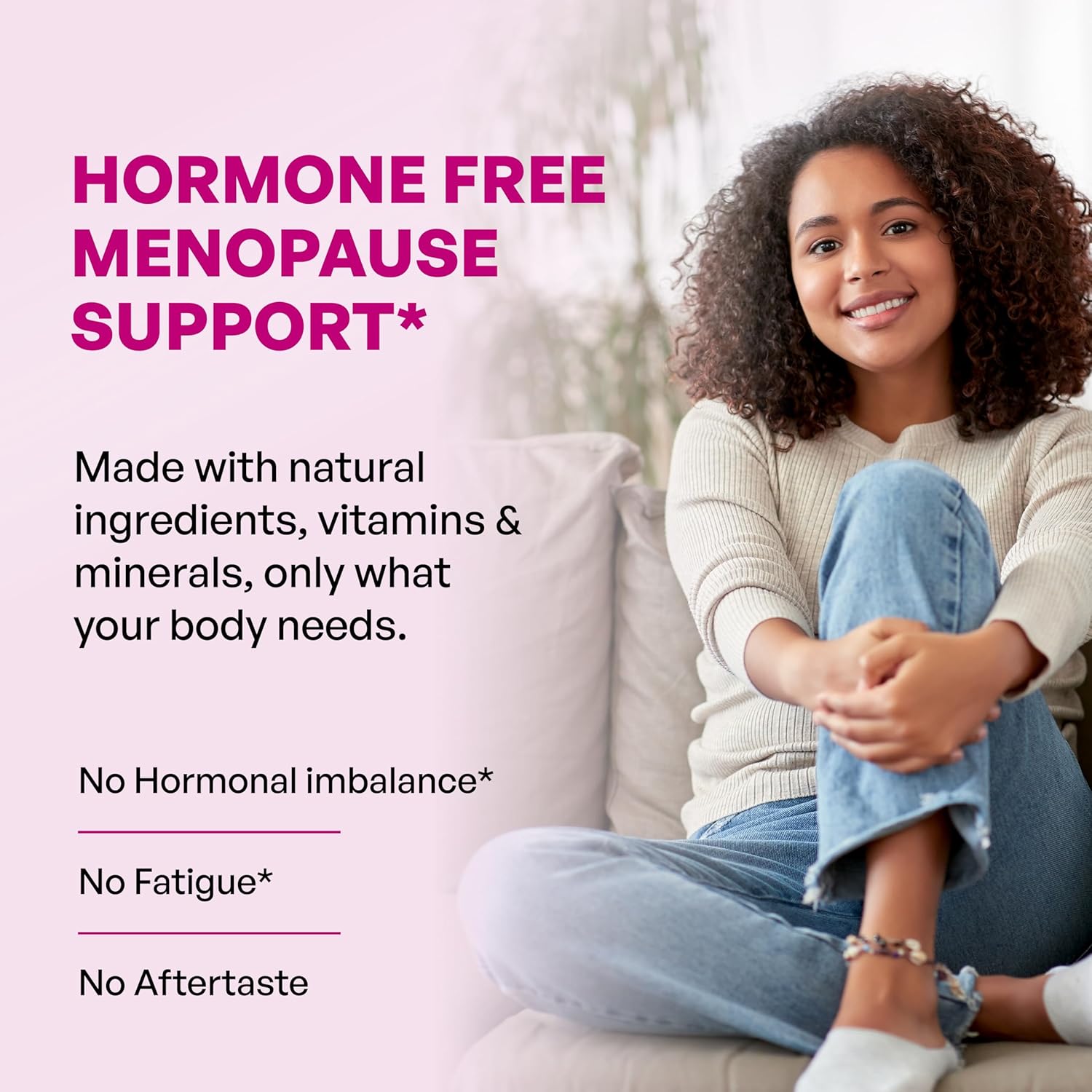 Complete Menopause Support Supplement For Women | With Ashwagandha, Black Cohosh, Dong Quai & Muira Puama | Helps Easing Hot Flashes, Night Sweats, Mood Swings, Hormone Balance & Harmony | 60 Capsules - Image 7