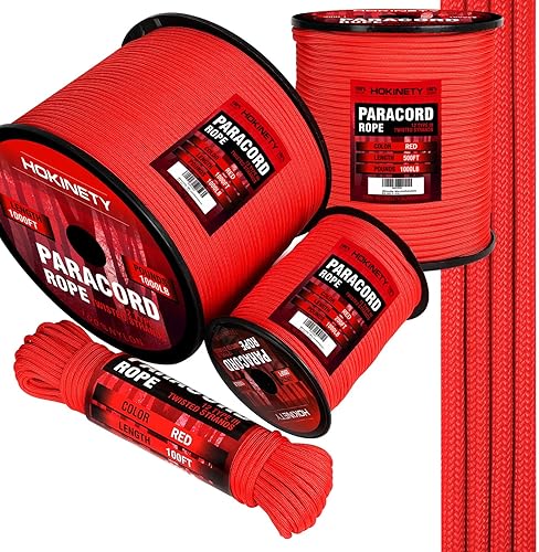 1000Ib Paracord Rope - 100ft 200ft 500ft 1000ft 4mm,12 Strand Parachute Spool Cord,para Cord Lanyard for