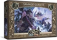 Vista 1 de Caja de unidad de miniatura de mesa de Canción de Hielo y Fuego, gigantes salvajes, imponentes gigantes de poder crudo. Juego de estrategia