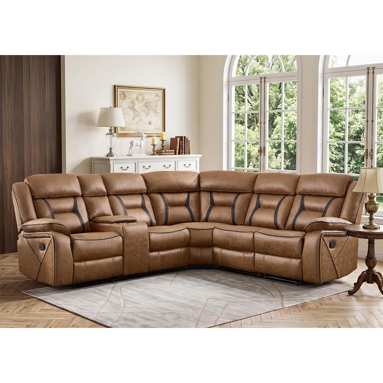 Brown / 87"
