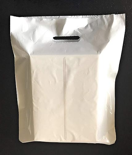 Miniatura 6 de Bolsas de plástico blanco para tienda, diferentes tamaños de 9 x 12 pulgadas, 12 x 15 pulgadas, 15 x 18 pulgadas, paquetes de 100200500 bolsas de