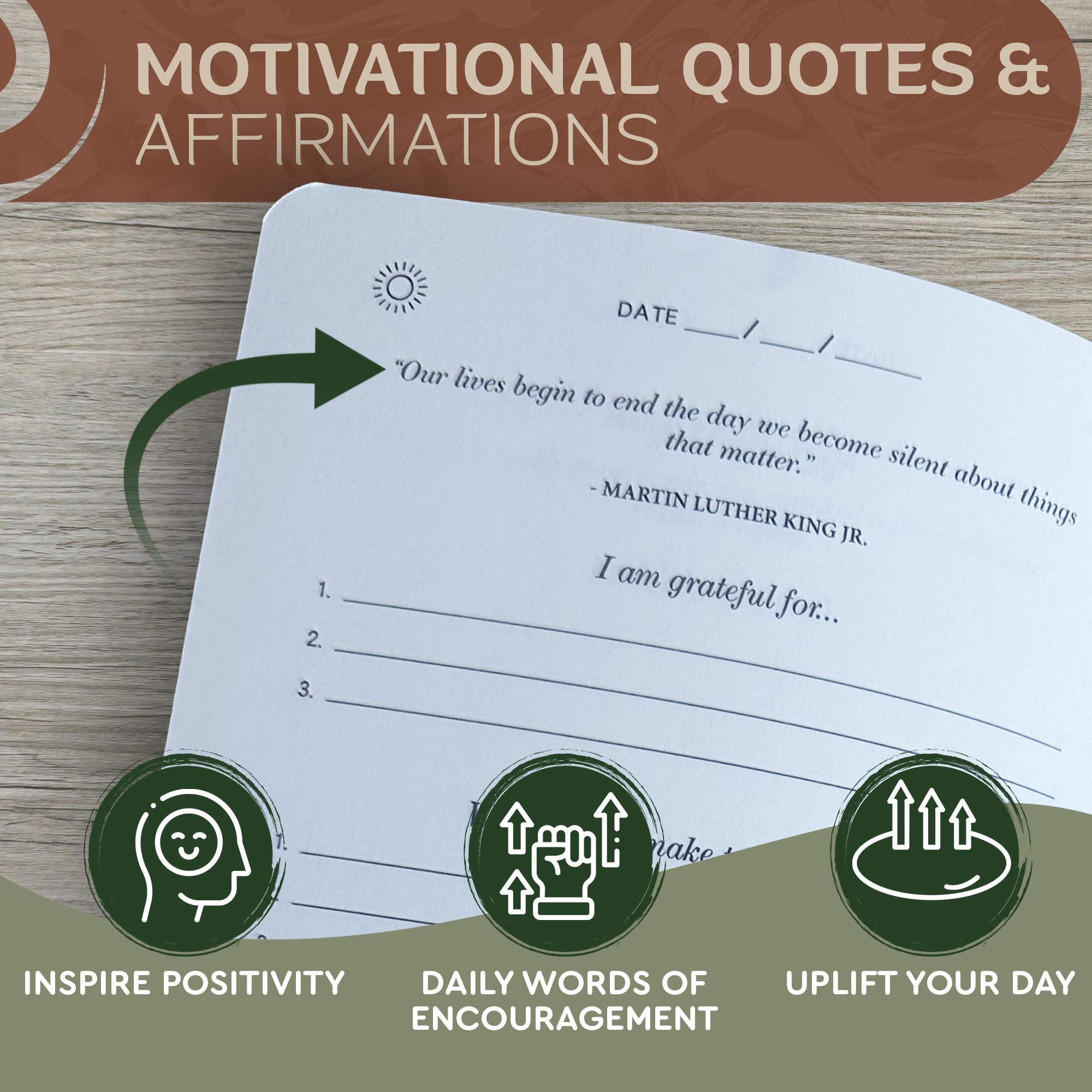 Gratitude Journal for Women and Men - With Writing Prompts for Self Care, Improvement and Manifestation - Daily Wellness and Guided Mental Health - 5 Minutes a Day - Inspirational to Practice Self Love and Reflection - Image 7