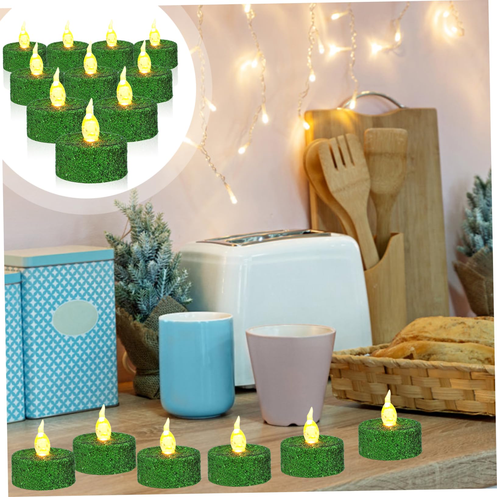 VICASKY 36 Pezzi Candele LED Tealight Fiamma Effetto Lampade Elettroniche per Decorazioni Matrimonio Feste e Illuminazione e Duratura