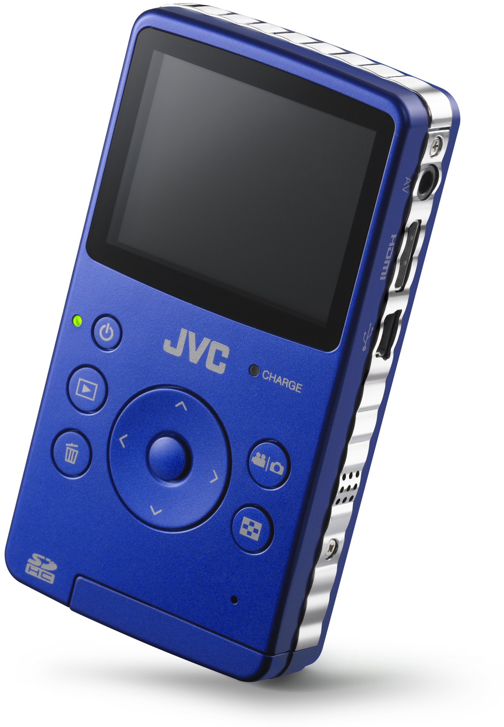 Amazon.com: JVC Videocámara HD PICSIO GC-FM1A (azul brillante