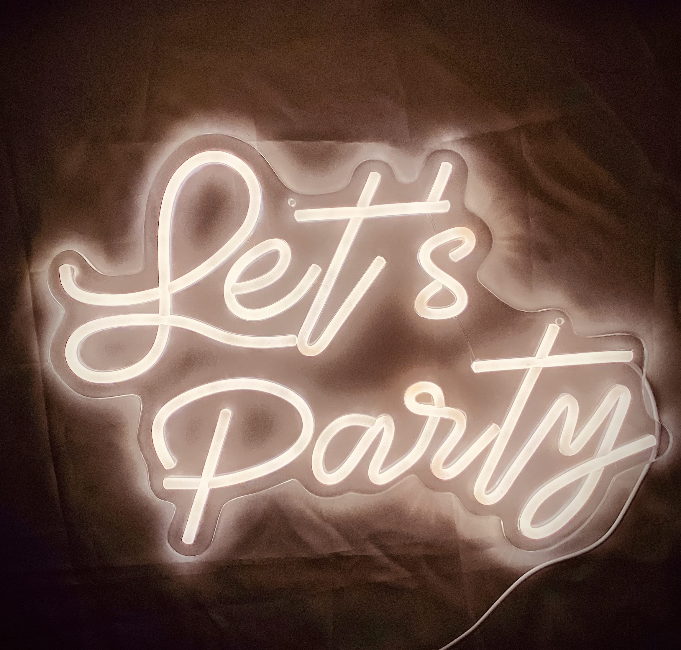Letrero de neón para fiesta, letrero iluminado para decoración de fiesta, letrero regulable para decoración de pared, LED para despedida de soltera, compromiso, cumpleaños, fiesta de boda,