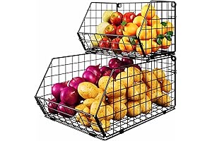 X-cosrack 2 Tier Stackable Potato Holder