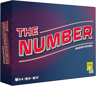 The Number (EN) - A Card Game by Repo Games - 2 to 5 Players - Board Games for Family - 10 Minutes of Gameplay - Games for Family Game Night - for Kids and Adults Ages 8+ - English/French