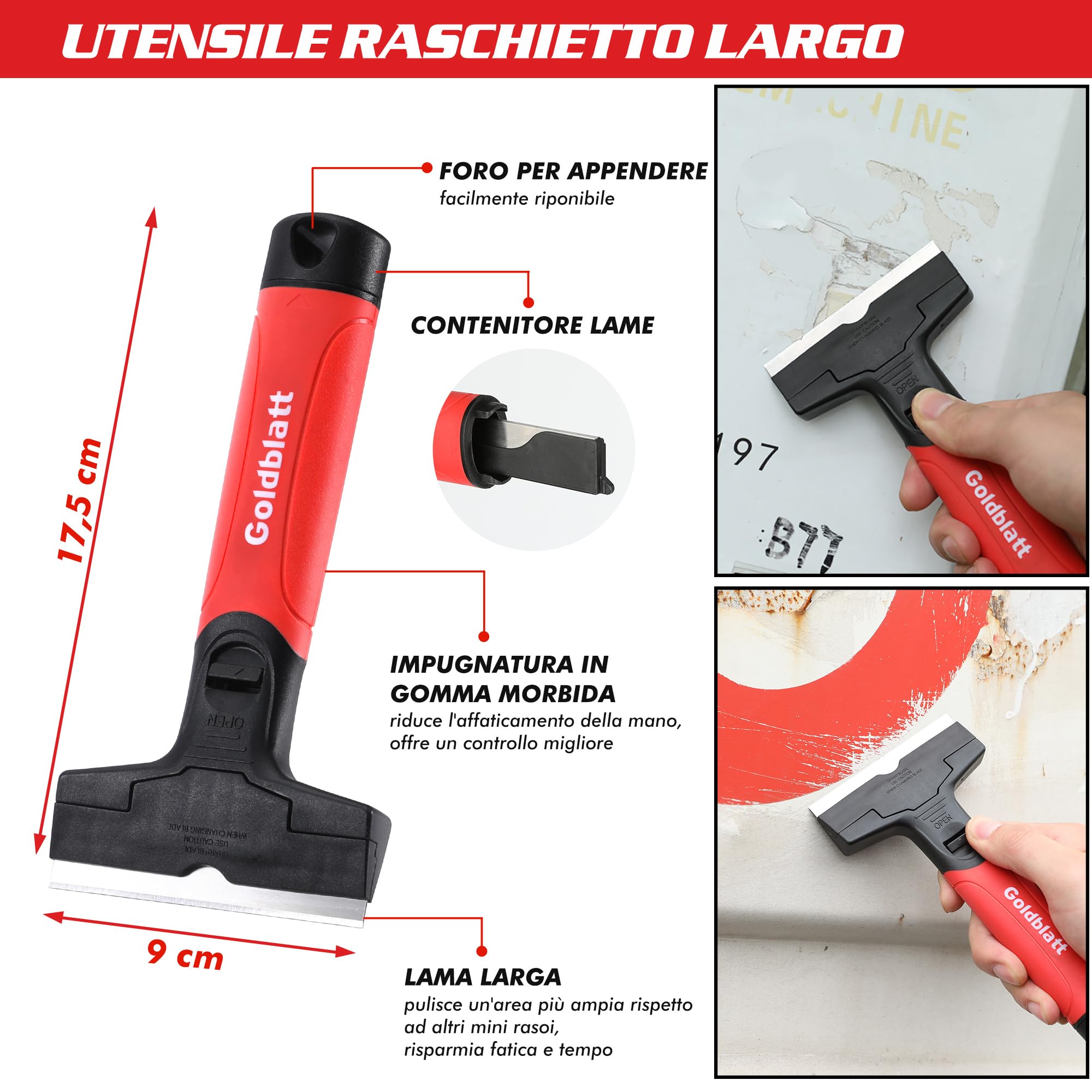 Il Numero 1 Del Risparmio-MAURY'S SET DA 6 COLTELLI PER BISTECCA IN Acciaio Inox Di Colore Bianco - Foto 7