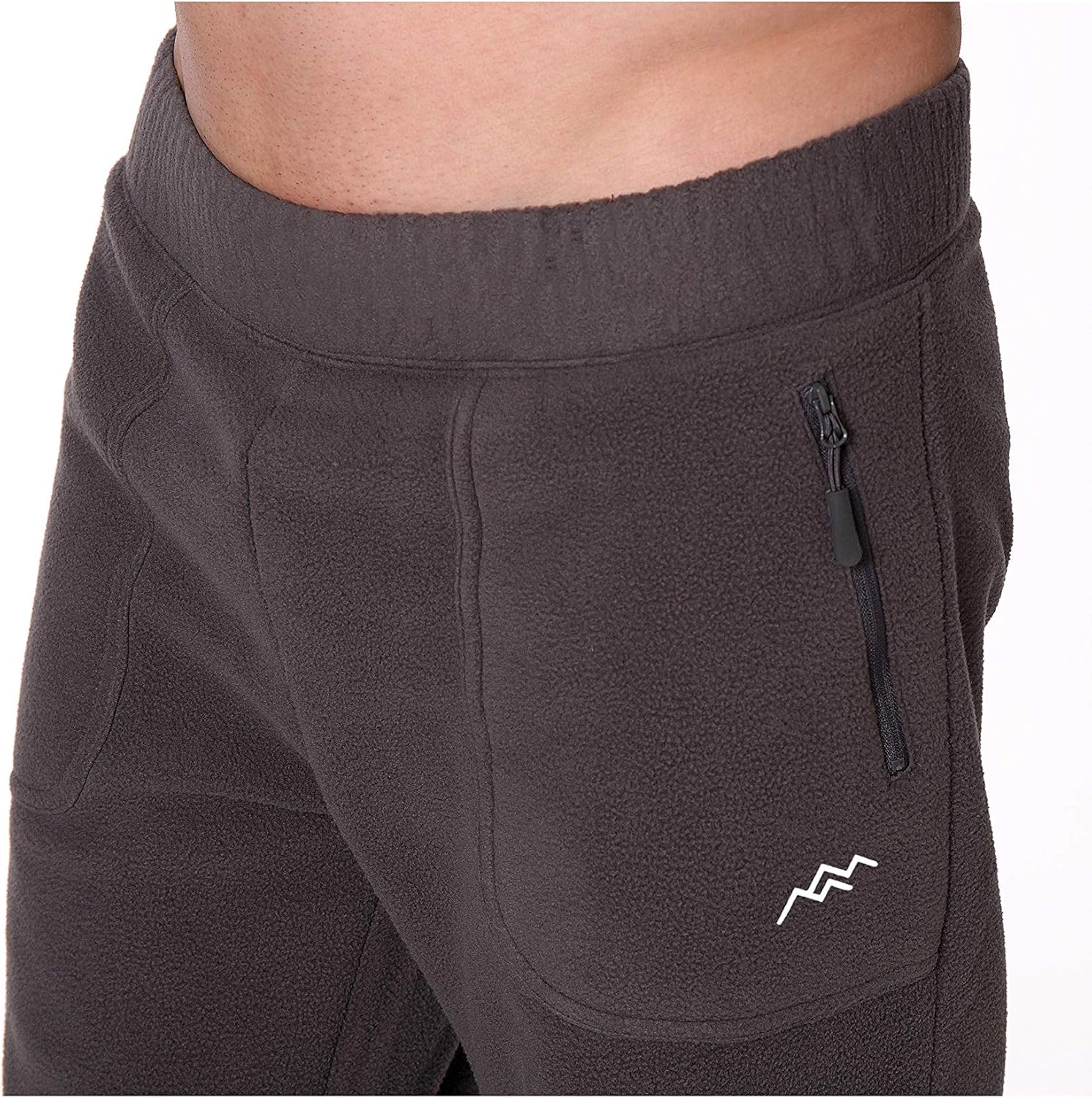 TRAILSIDE SUPPLY CO. Men's Polar Fleece Thermal Sweatpants with Zipper Pockets - Image 4