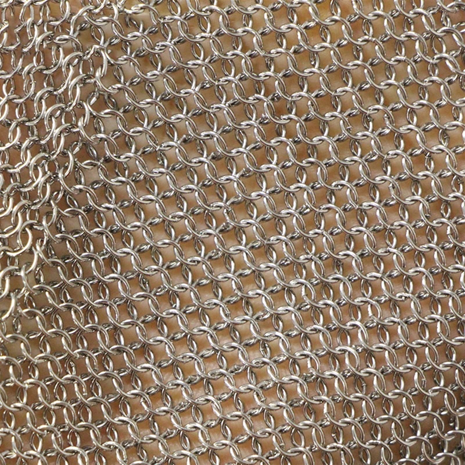 Gartenhandschuhe Schneideständige Küchenhandschuhe, 5-stufiger Geschnittener Schutz, Lebensmittel-Grad 304 Stahldraht-Sicherheitshandschuhe, 3 Größen (Color : 1 pcs, Size : Medium)