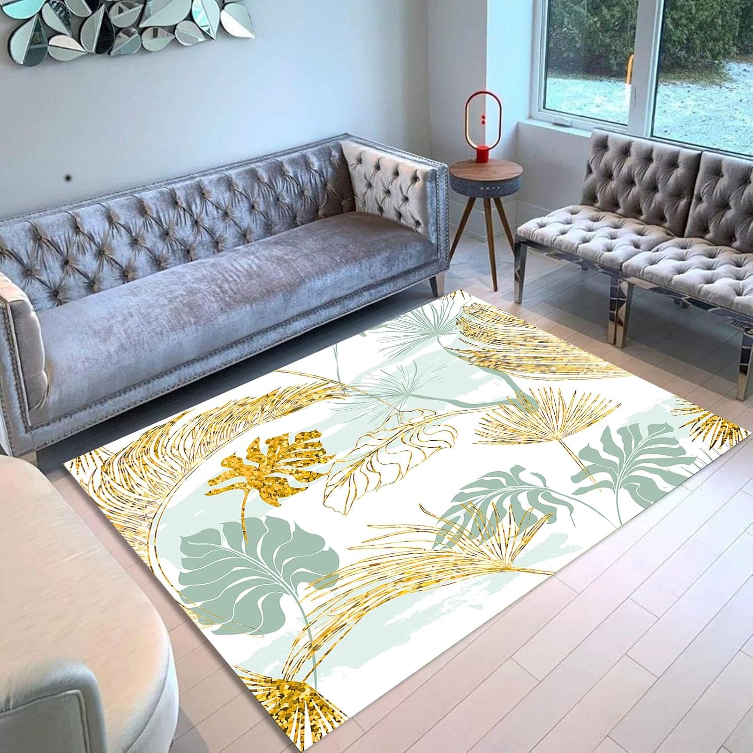 Tapis carré ménage nettoyage facile anti-glisse pour canapé