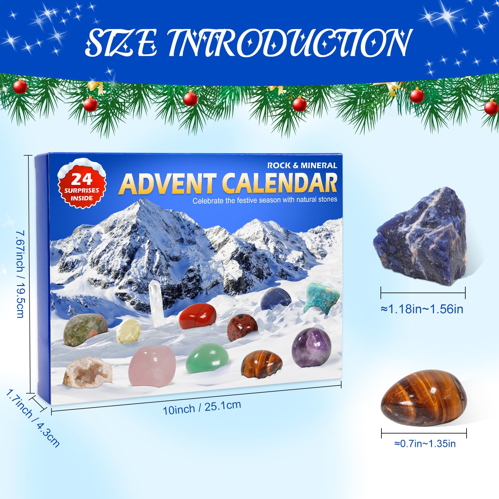Calendario Adviento 2026 Minerales para Niños Niña