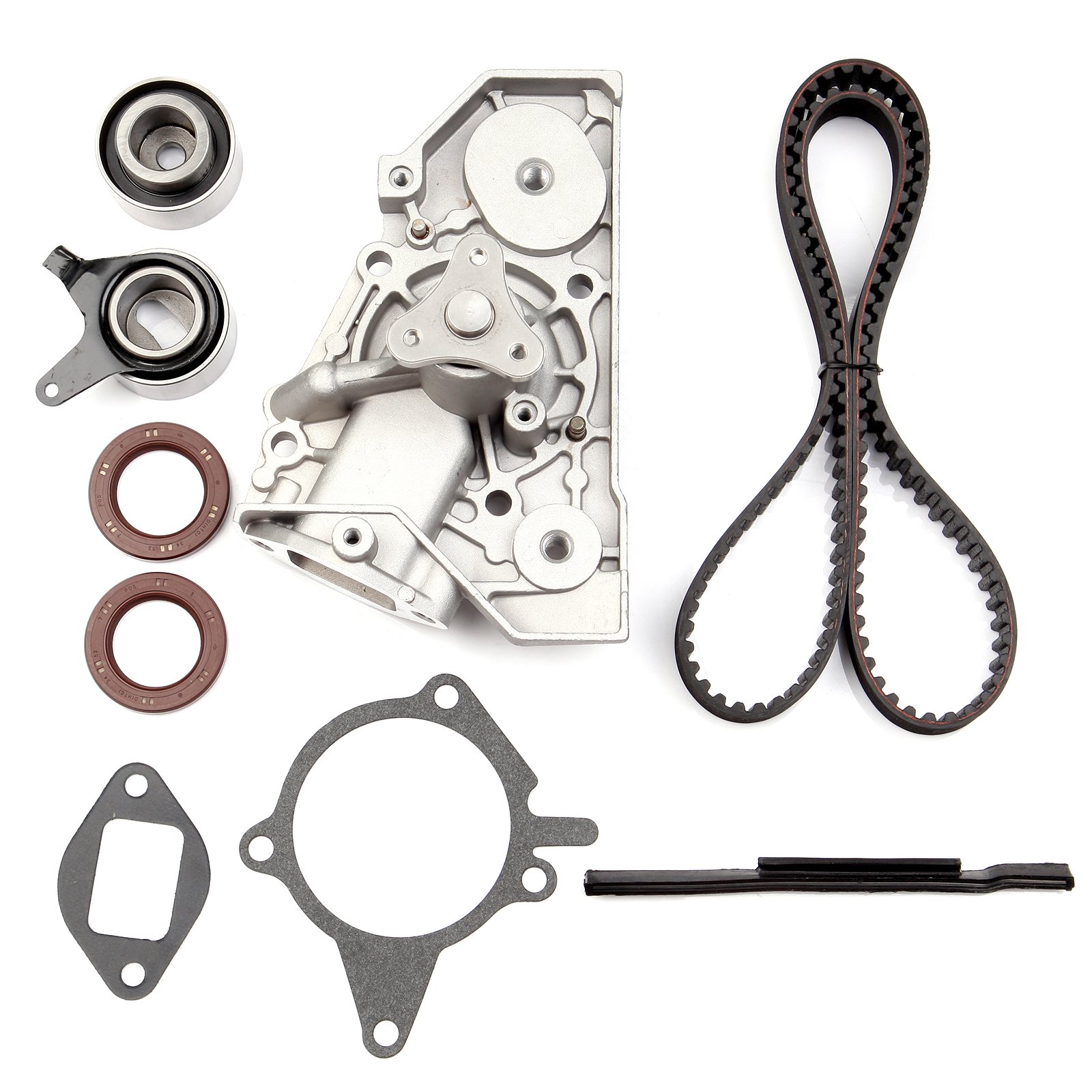 Timing Belt Kit Water Pump, ECCPP for 2001-2005 Kia Rio 1.5L 1.6L DOHC 16V Engine A5D A6D