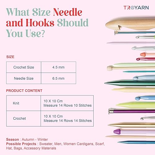 Miniatura 6 de Troyarn Hilo de terciopelo de chenilla para manta de bebé, hilo amigurumi, para tejer y tejer, súper voluminoso, 3.53 oz (132 yardas) (10115 - lila)