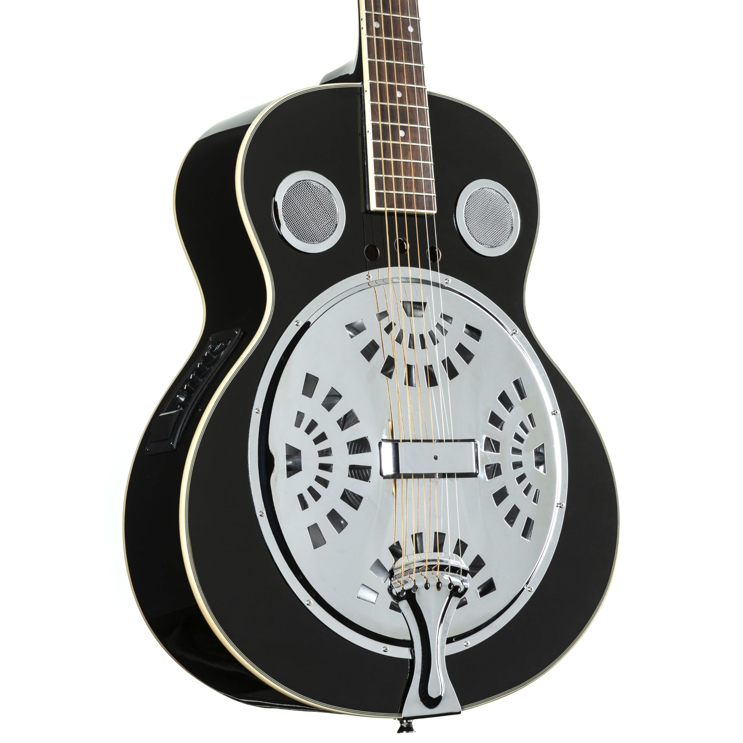 Red Hill Resonator Guitar Black - Dobro