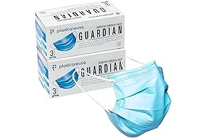 100 4-Ply ASTM Level 3 Face Masks (Blue): Ultimate Protection for Healthcare Professionals