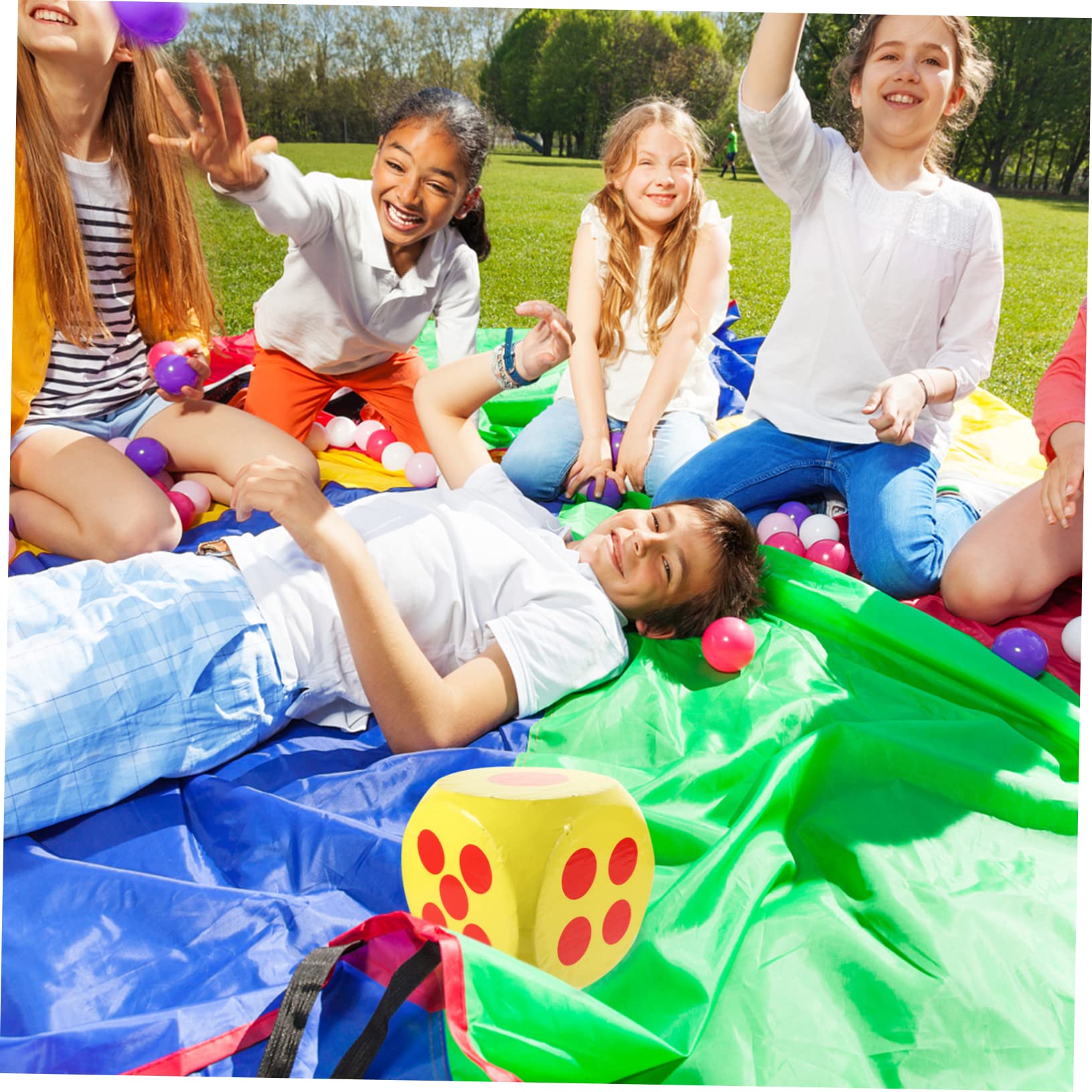 TOYANDONA Giant Foam Dice 7.48 Inch Large Numbered Dice for Party Lawn Games Educational Math Activities Soft Lightweight Game Toy for Kids and Adults - Image 4