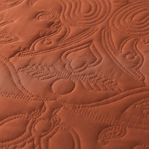 Miniatura 7 de HoneiLife Juego de colcha de tamaño Queen de 3 piezas y de microfibra, ligera, cubrecamas reversibles, funda de cama retro, juego de ropa de cama