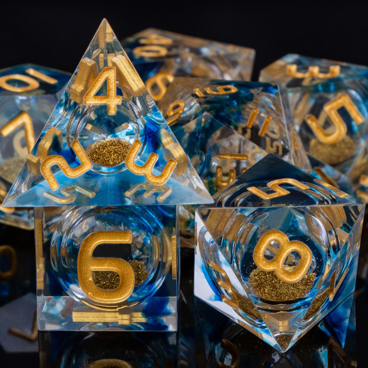 Amazon.co.jp: ORIFANTOU DND ダイスセット 液体コアダイス ボックス