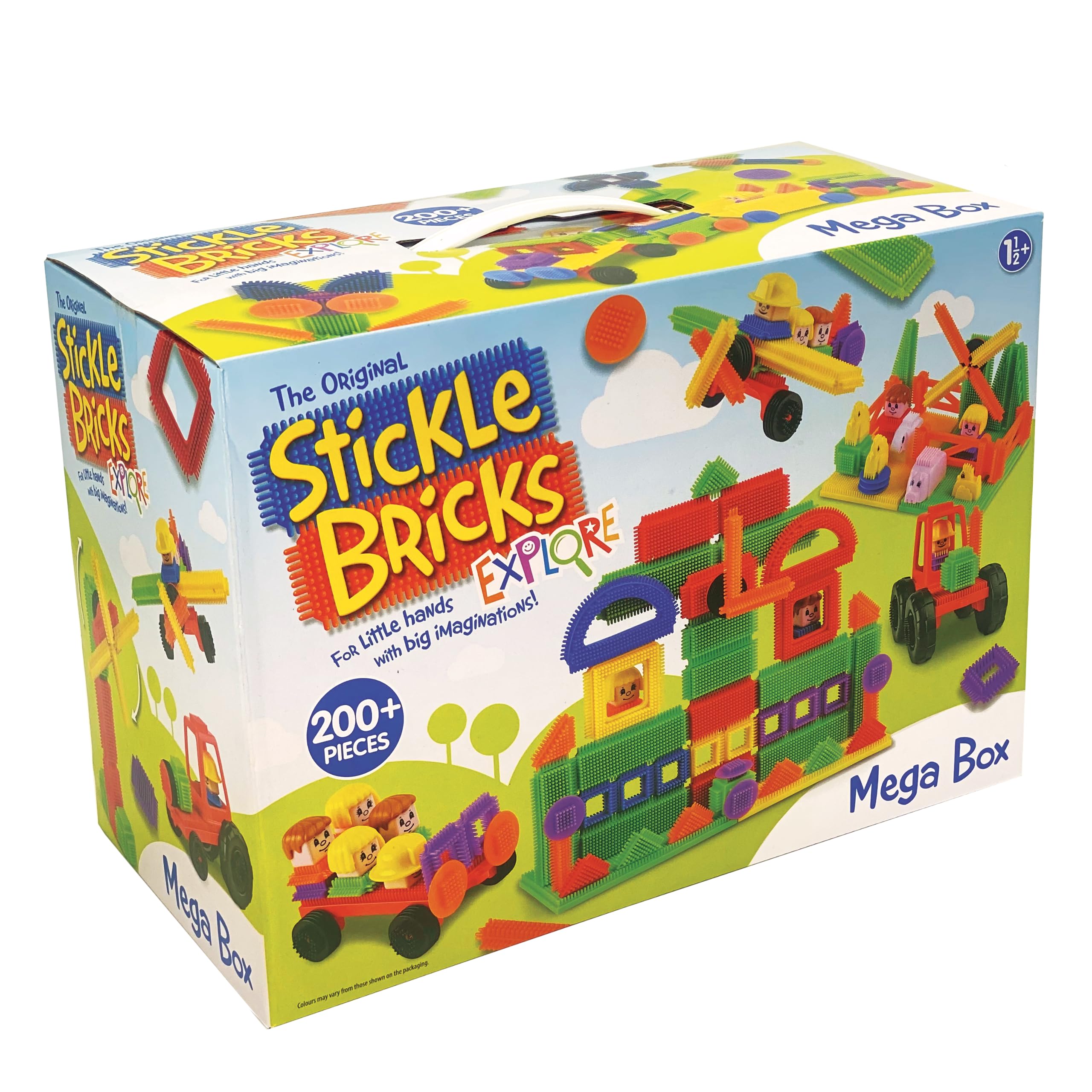 Stickle TCK14000 Bricks Construction Set, Single, Other, Recommended Age:  3+ Years, 202 pieces