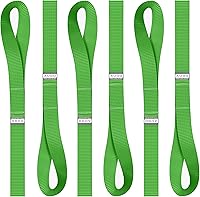 Vista 16 de AUGO Correas de amarre suaves – capacidad de carga de 1,500 libras y resistencia a la rotura de 4,500 libras – paquete de 6 – bucles para asegurar