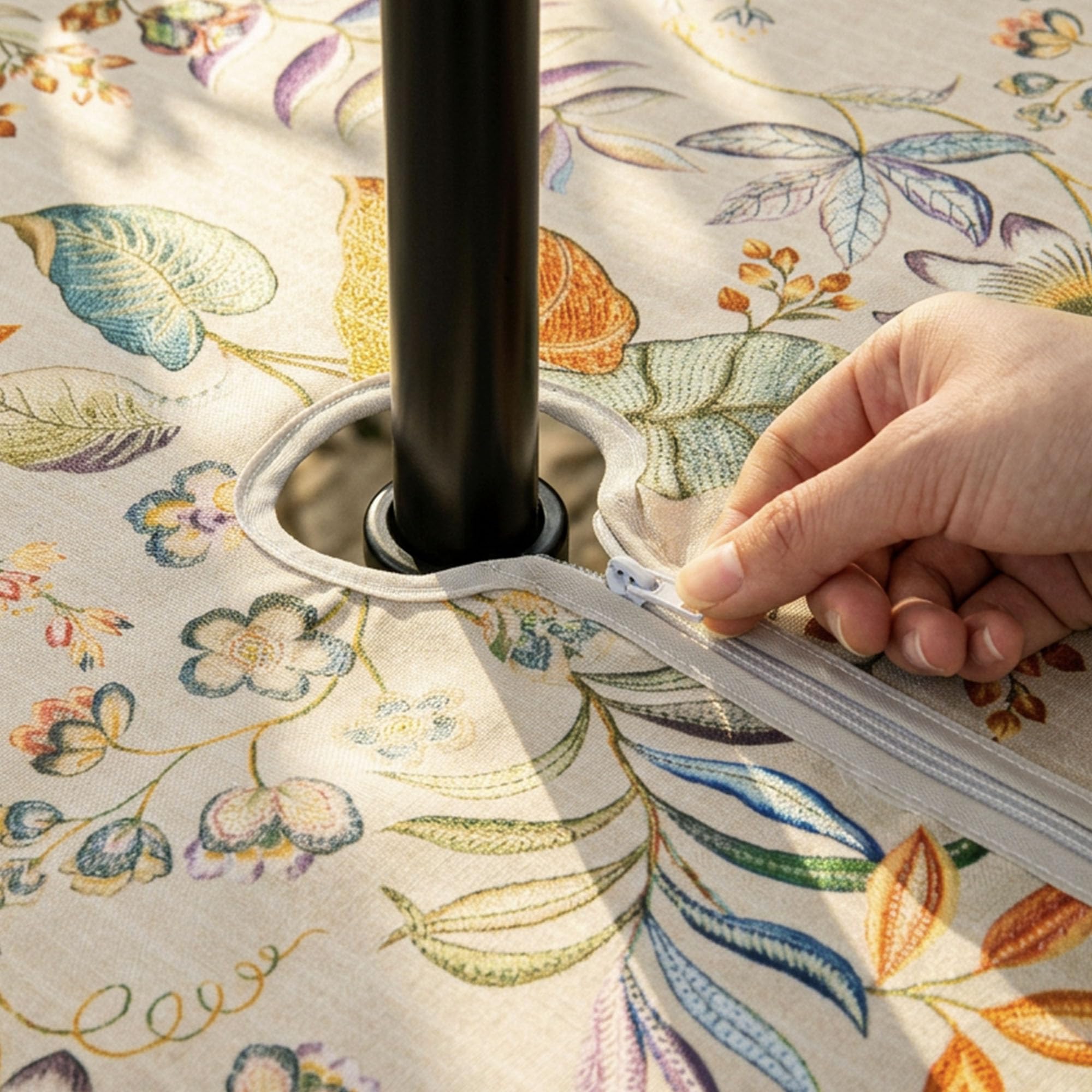 10 ft oblong patio table umbrella IdealHouse 10 ft Patio Umbrella