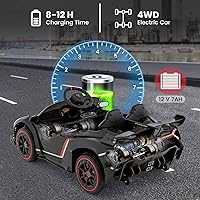 Vista 13 de HONEY JOY Lamborghini - Vehículo eléctrico con licencia de 12 V para niños, 3 velocidades, puerta que se abre, bocina, música, palanca de control
