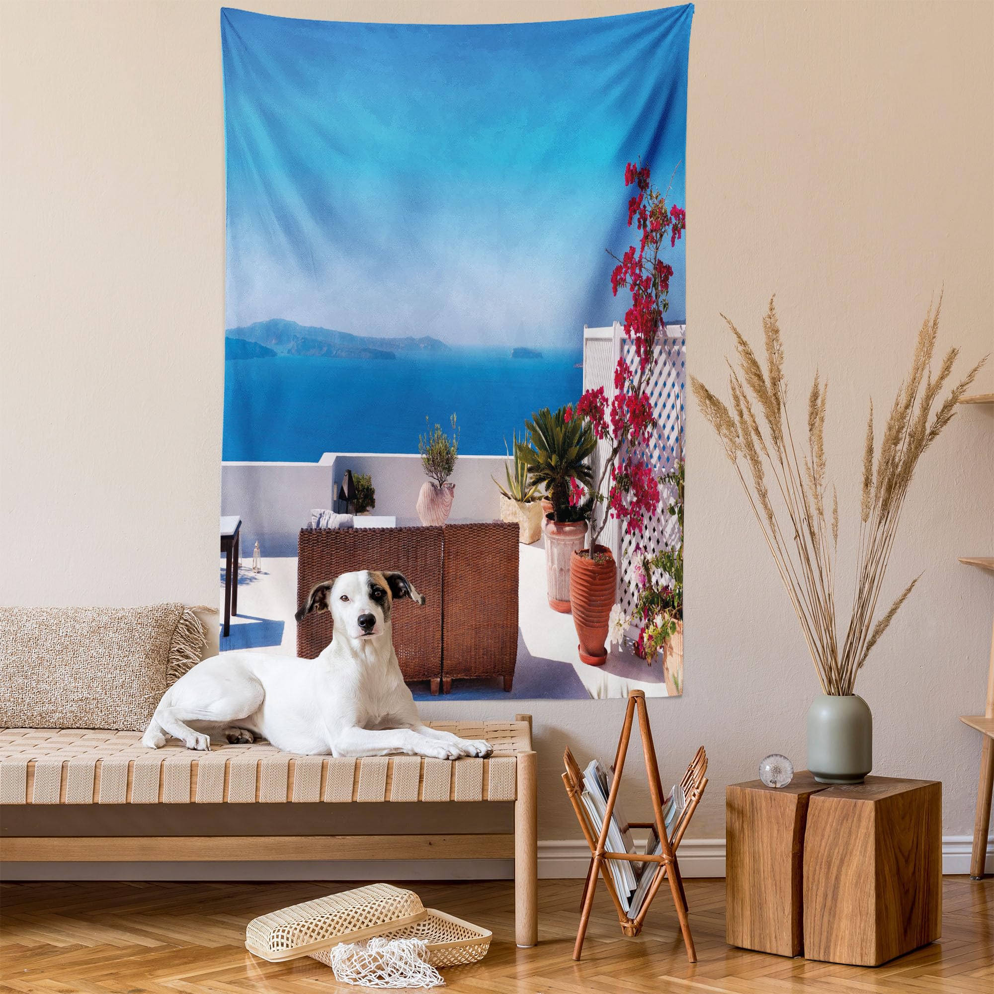 Amazon.co.jp: モダンインテリアタペストリーby Ambesonne