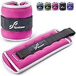 Sportneer Ankle Weights & Wrist Weights -1 2 3 4 5 Lbs Set of 2 for Men Women Kids Strength Training Arm and Leg Weights Set Comfortable and Soft Perfect for Dancing Running Walking Fitness Workout
