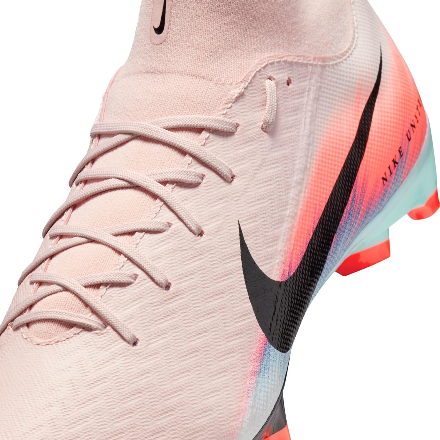 Nike United Mercurial Superfly 10 Academy Multi-Ground High-Top Soccer Cleats (Silt Red/Racer Blue)
