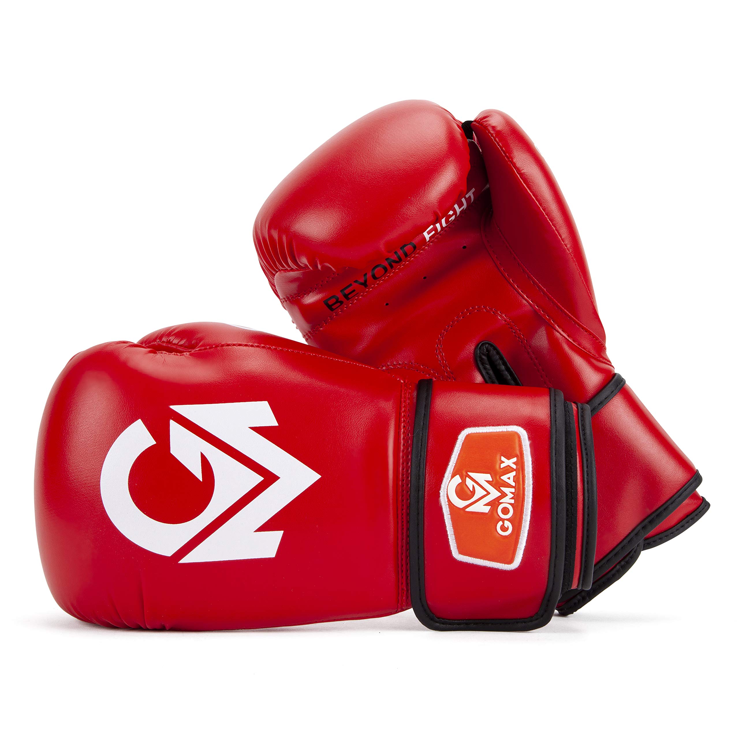 GoMax Leather Boxing Gloves 6,8,10,12,14,16 oz Boxing Glove for Training Punching Sparring Punching Boxing Bag Gloves Mitts Muay Thai Kickboxing MMA Martial Arts Workout Gloves â image 1