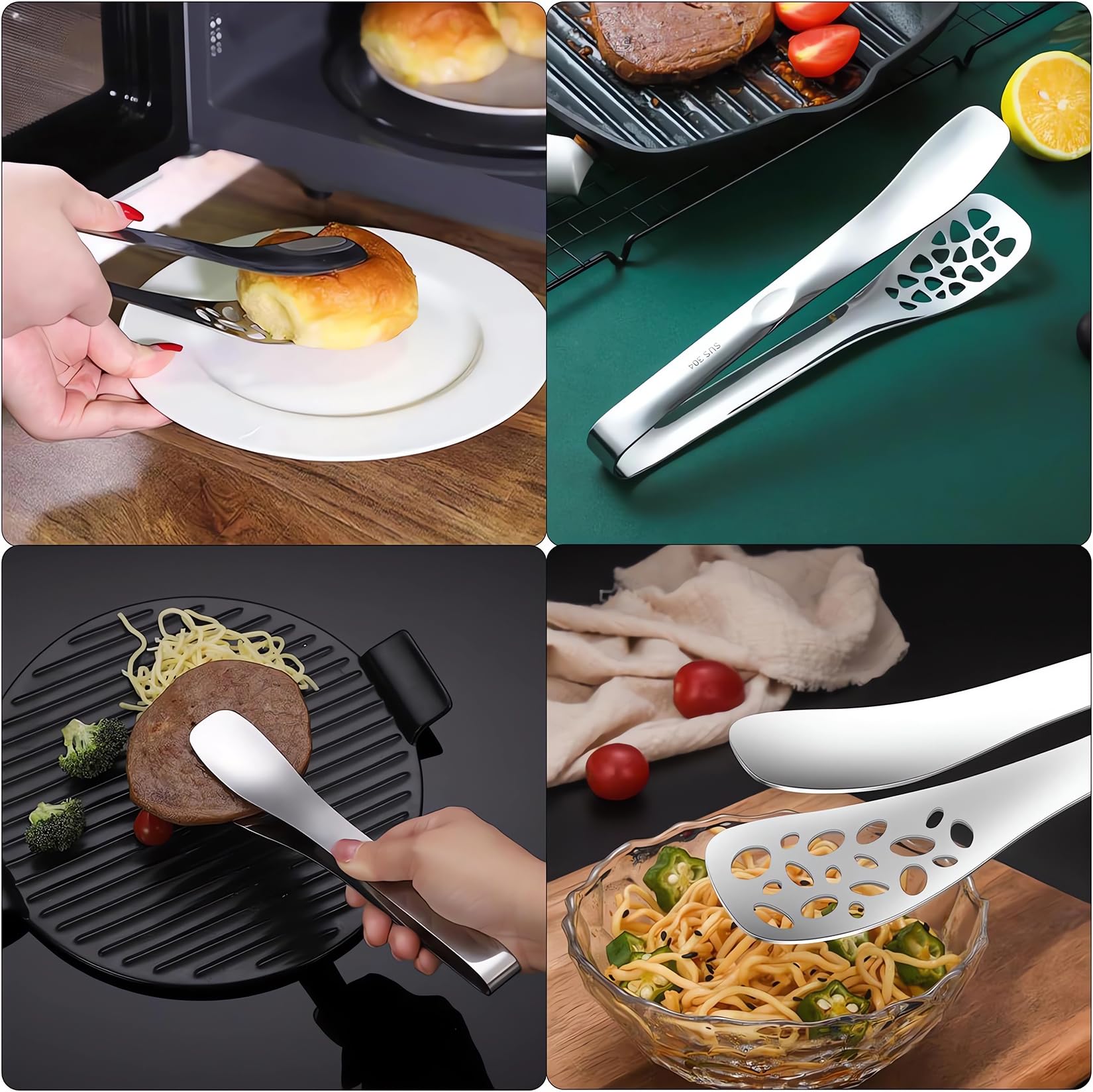 PINZA DA INSALATA ACCIAIO INOX - ALTRE PINZE - PINZE IN ACCIAIO INOX - PINZE E MESTOLI DA