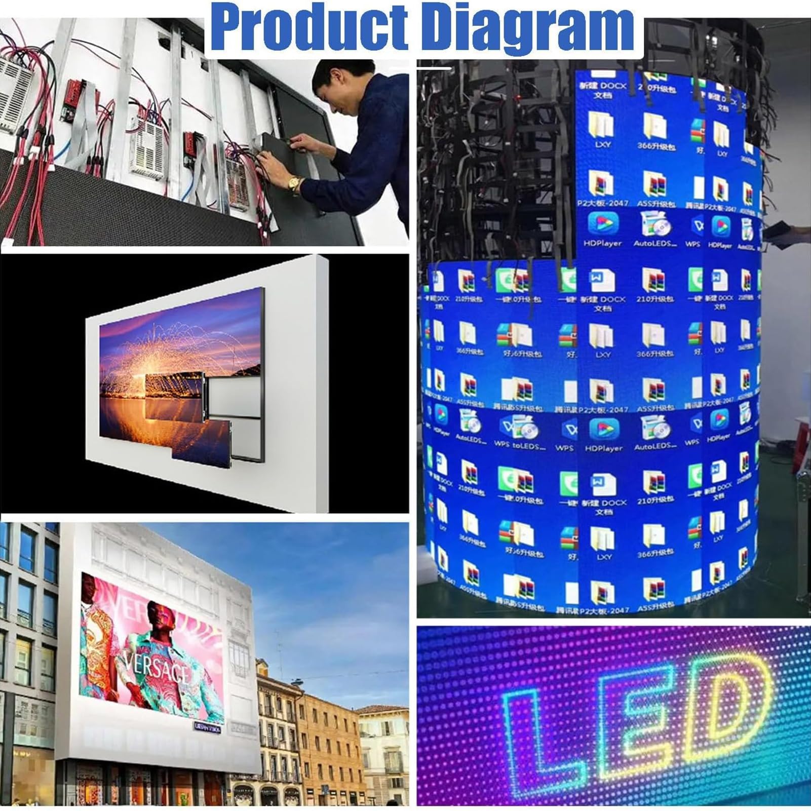 Ventosa al vacío con pantalla LED para mantenimiento de pantalla, capacidad de elevación de 66 libras, almohadillas de 3 tamaños para pantallas curvas e instalación de azulejos de suelo