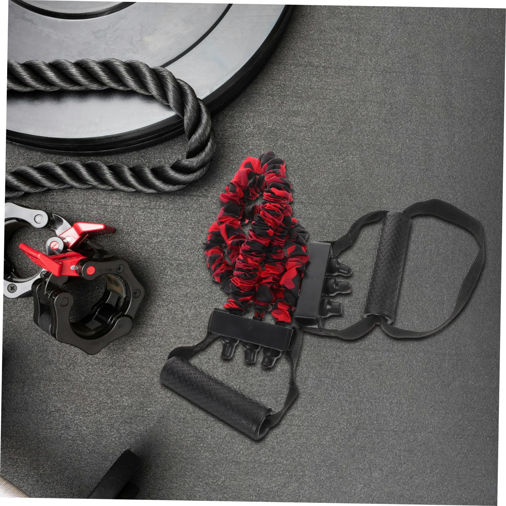 Heim Fitnessgerät Brustexpander Verstellbarer Armkrafttrainer aus Kunststoff und Stahl Kompakter Brustzugtrainer für Zuhause und Reisen Vielseitig für Brust und Oberkörpertraining