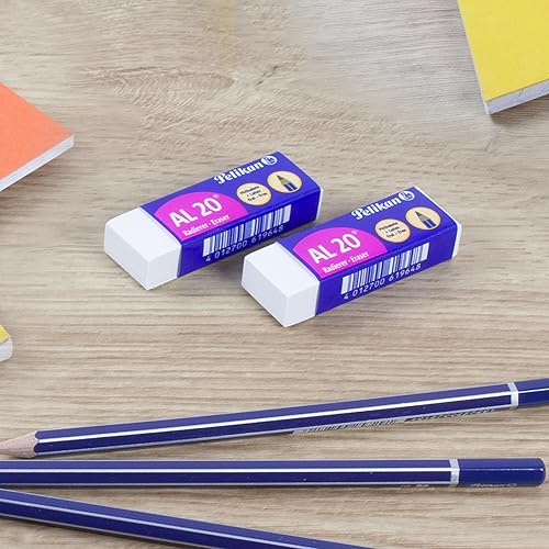 Miniatura 6 de Pelikan 620112 AL20 Borrador de plástico (paquete de 3)