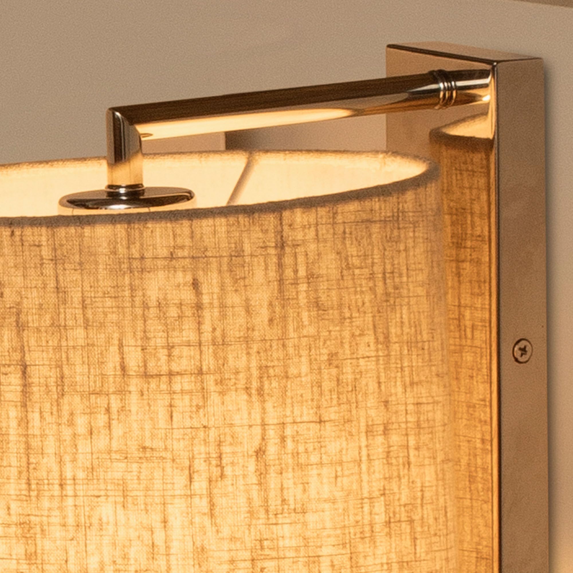 Faro Barcelona 62706 - SAHARA Aplique cromo/blanco