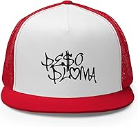 Vista 2 de Corridos Belicos Gorra de camionero con corona alta, gorra ajustable con pico plano Corridos Tumbados