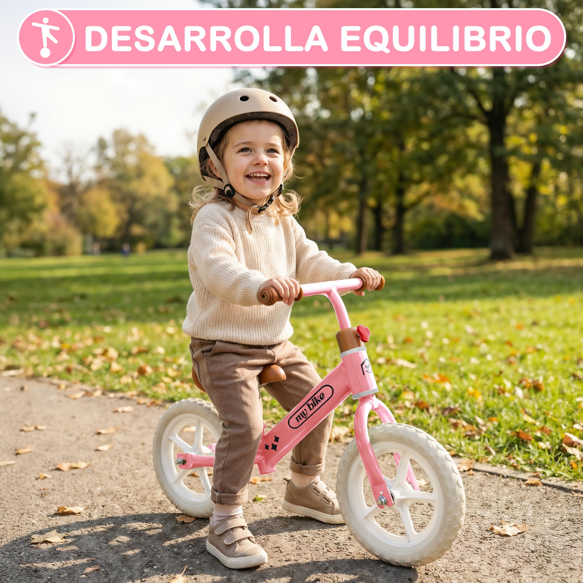 Bicicleta sin Pedales Ligera y Manejable