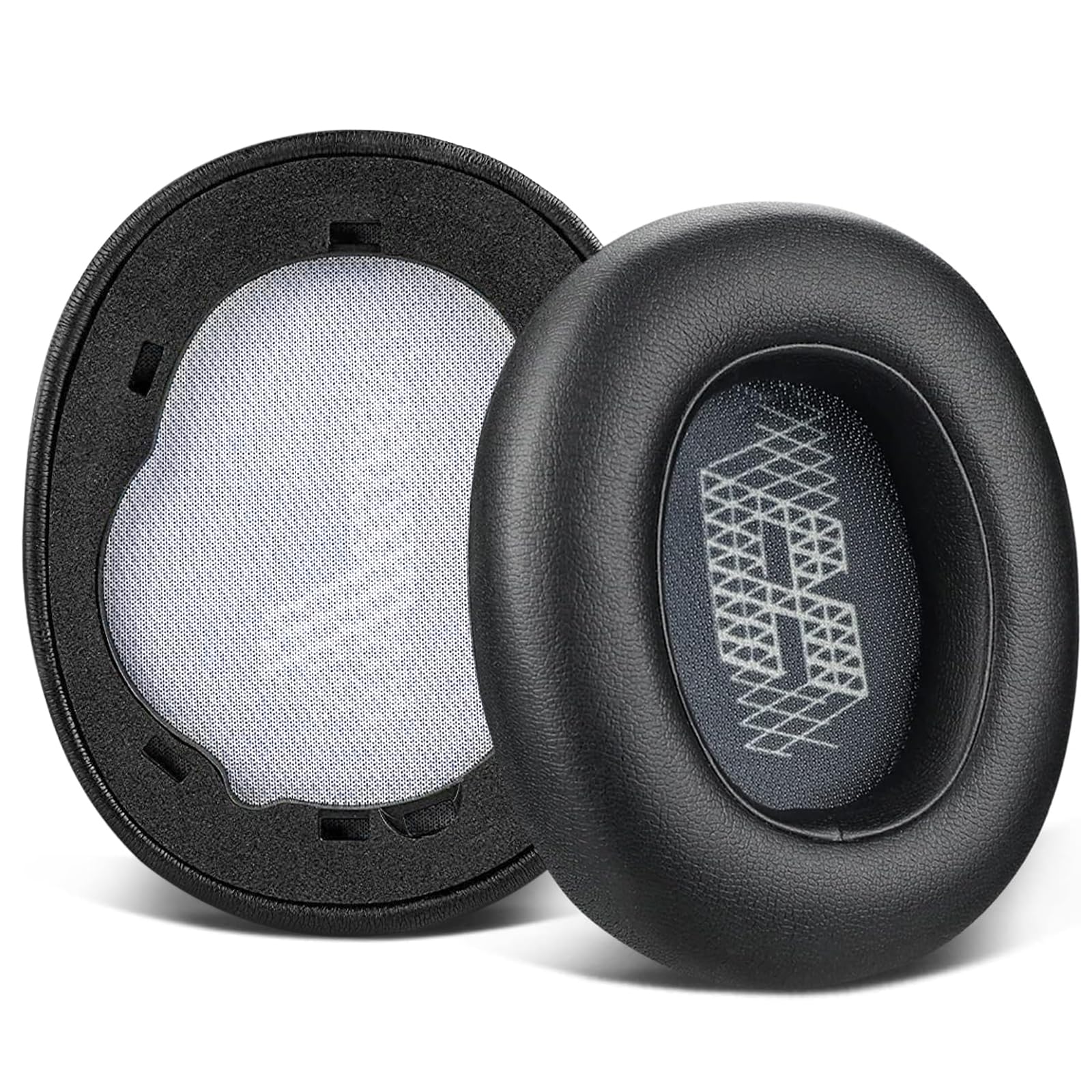 Wisfunlly Replacement Ear Pads Compatible with JBL Live 650 BTNC, Lifestyle E65 BTNC, Duet NC, Live 660 NC Earpads Cushions, Headset Earpads with Noise Cancelling Memory Foam