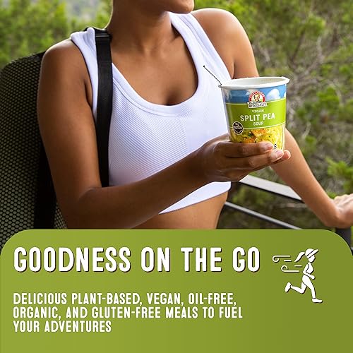 Miniatura 6 de Dr McDougalls Right Foods sopa vegana de guisantes partidos sin gluten vasos de 25 oz Paquete de 6