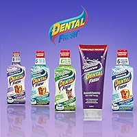 Vista 5 de Dental Fresh Kit de cepillado de dientes de perro de gel enzimático, incluye cepillo de dientes Triflex y pasta de dientes para limpieza de dientes