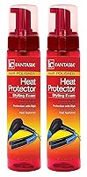 Vista 1 de Fantasia Ic Heat Protector Styling Foam Pulidor de 8.5 onzas (paquete de 2)