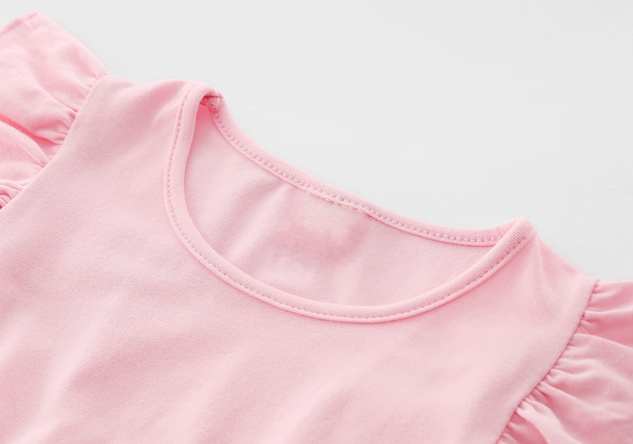 Vestido de verano sin mangas con volantes y tutú para niña pequeña | Vestido de verano para niñas, vestido de fiesta, casual, cuello redondo, arcoíris, color liso